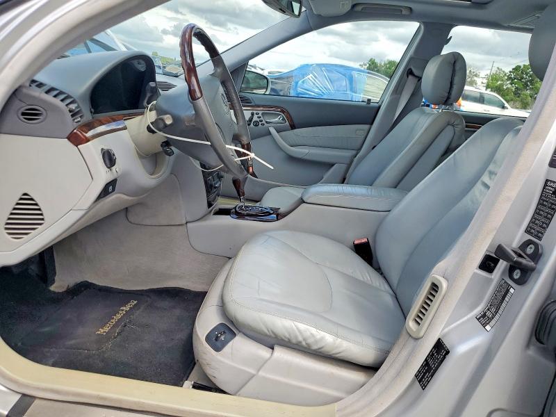 2000 Mercedes-benz S class VIN WDBNG75J8YA093477 COPART salvage auction — NORMAL WEAR, FL - CERTIFICATE OF TITLE (P), sold $650 on 2026-07-17 (photo 7)