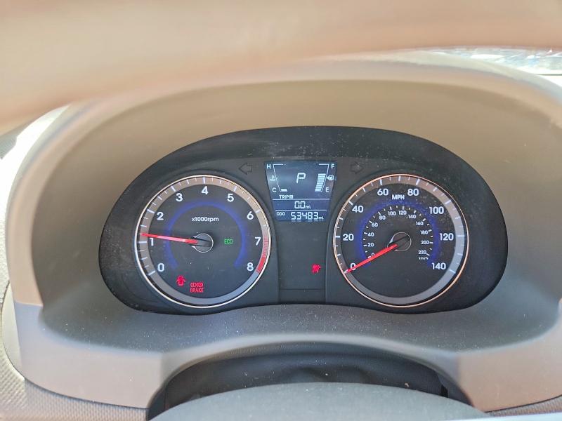 2012 Hyundai VIN KMHCU4AE5CU256310 COPART salvage auction — FRONT END, Az - Cert Of Title - Salvage, sold $1,150 on 2026-07-10 (photo 9)