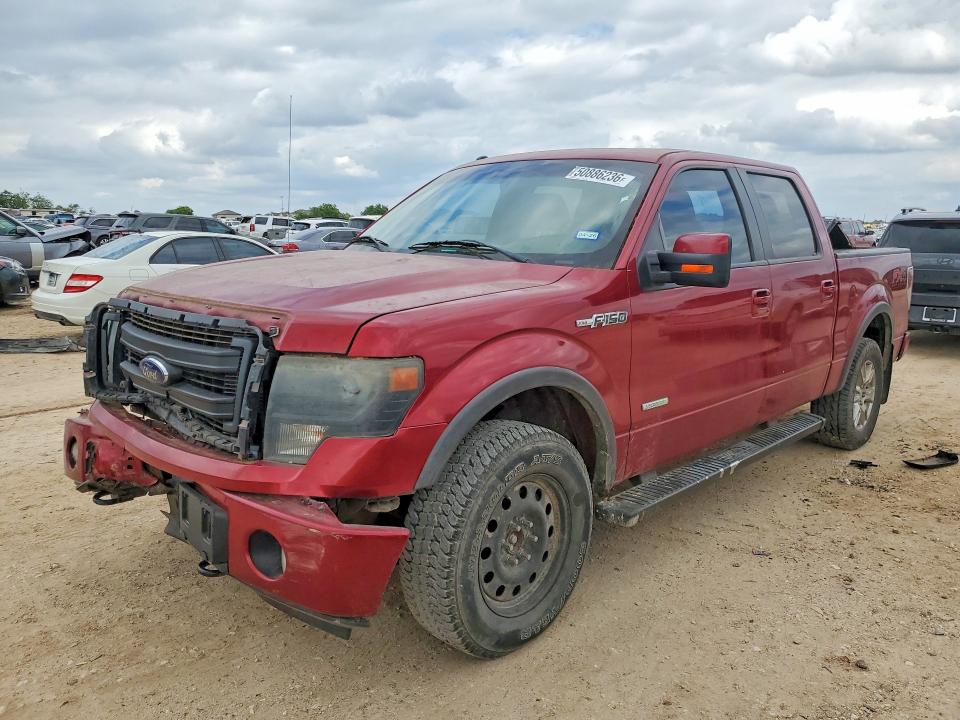 2013 Ford F-150 VIN 1FTFW1ET2DFA77098 COPART salvage auction — FRONT END, Tx - Salvage Vehicle Title, sold $3,300 on 2026-07-09 (photo 1)