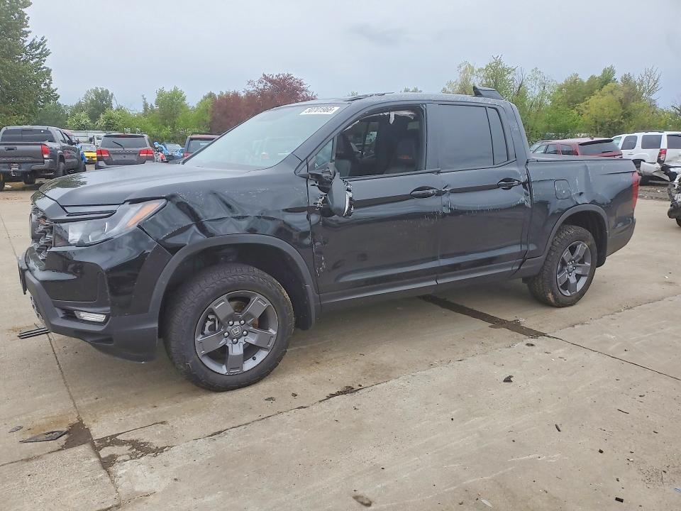 2025 Honda Ridgeline VIN 5FPYK3F60SB012445 COPART salvage auction — SIDE, Or - Salvage Title Certificate, sold $8,300 on 2026-07-06 (photo 1)
