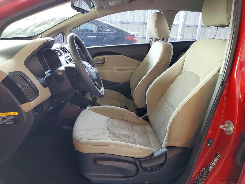 2013 Kia Rio VIN KNADM4A38D6312444 COPART salvage auction — FRONT END, Fl - Cert Of Ttl-Rebuilt&Slvg Rbld, sold $450 on 2026-07-27 (photo 7)