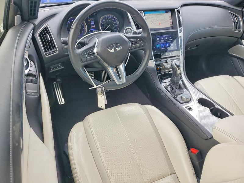 2018 Infiniti Q60 VIN JN1FV7EK4JM530547 COPART salvage auction — FRONT END, NC - SALVAGE CERTIFICATE OF TITLE, sold $9,800 on 2026-07-02 (photo 8)