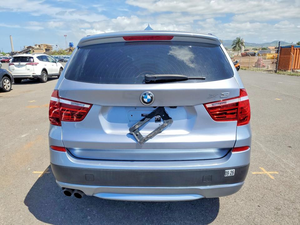 2012 BMW X3 VIN 5UXWX5C59CL726421 COPART salvage auction — SIDE, HI - CERTIFICATE OF SALVAGE, sold $1,350 on 2026-07-27 (photo 6)
