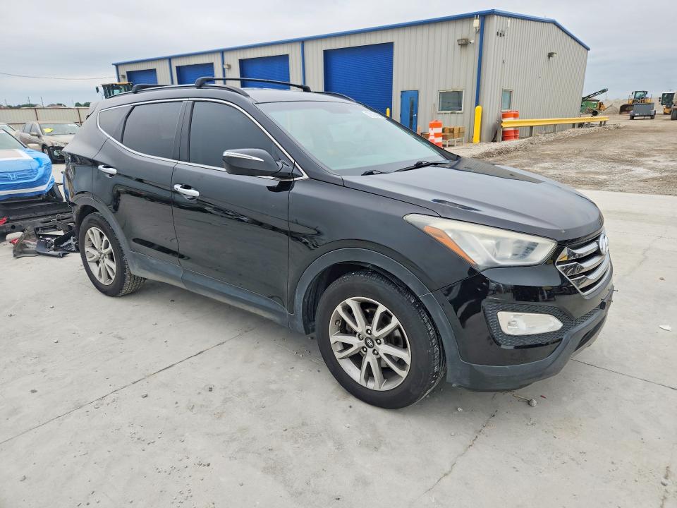 2015 Hyundai Santa fe VIN 5XYZU3LA4FG284544 COPART salvage auction — REAR END, Tx - Certificate Of Title, sold $1,850 on 2026-07-10 (photo 4)