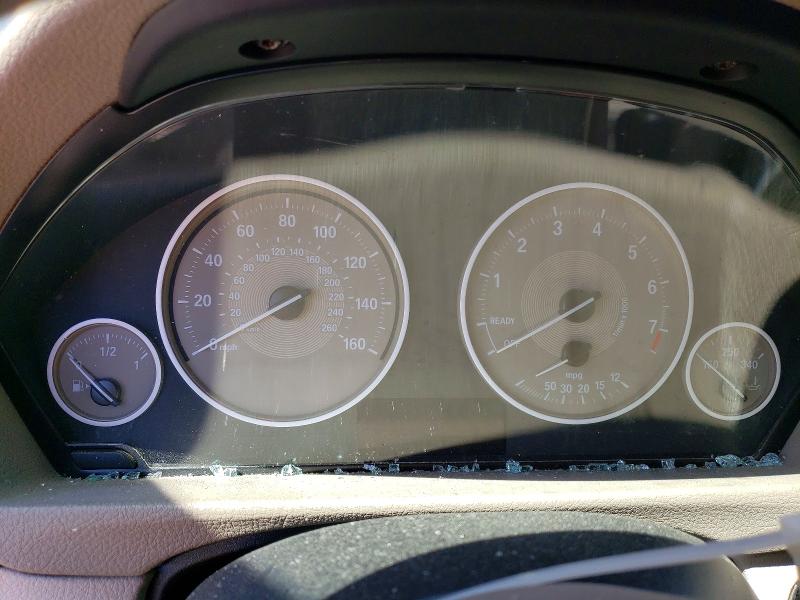 2013 BMW 3 series VIN WBA3C1G59DNN93309 COPART salvage auction — BURN, Ma - Cert Of Title-Reconstrctd Coll, sold $400 on 2026-07-08 (photo 9)