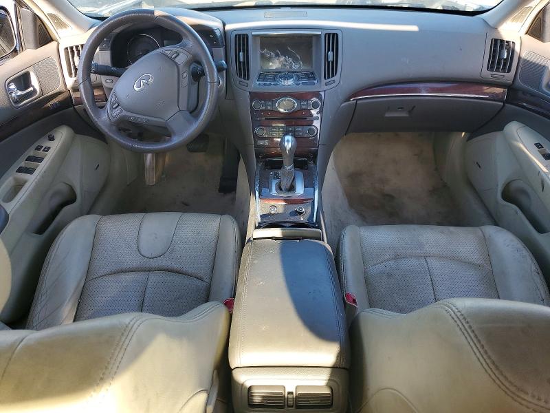 2012 Infiniti G VIN JN1CV6AP4CM932585 COPART salvage auction — VANDALISM, Salvage Title, sold $1,400 on 2026-07-14 (photo 8)