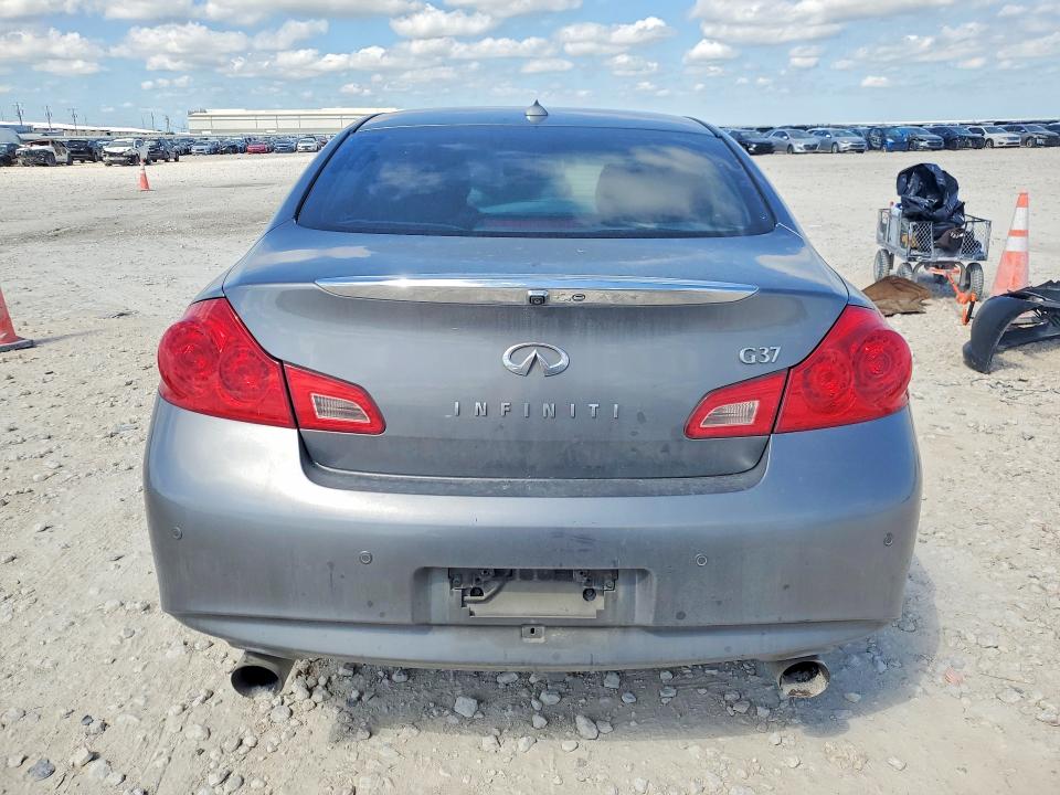 2011 Infiniti G37 VIN JN1CV6AP7BM506453 COPART salvage auction — FRONT END, TX - NONREPAIRABLE TITLE, sold $300 on 2026-07-09 (photo 6)