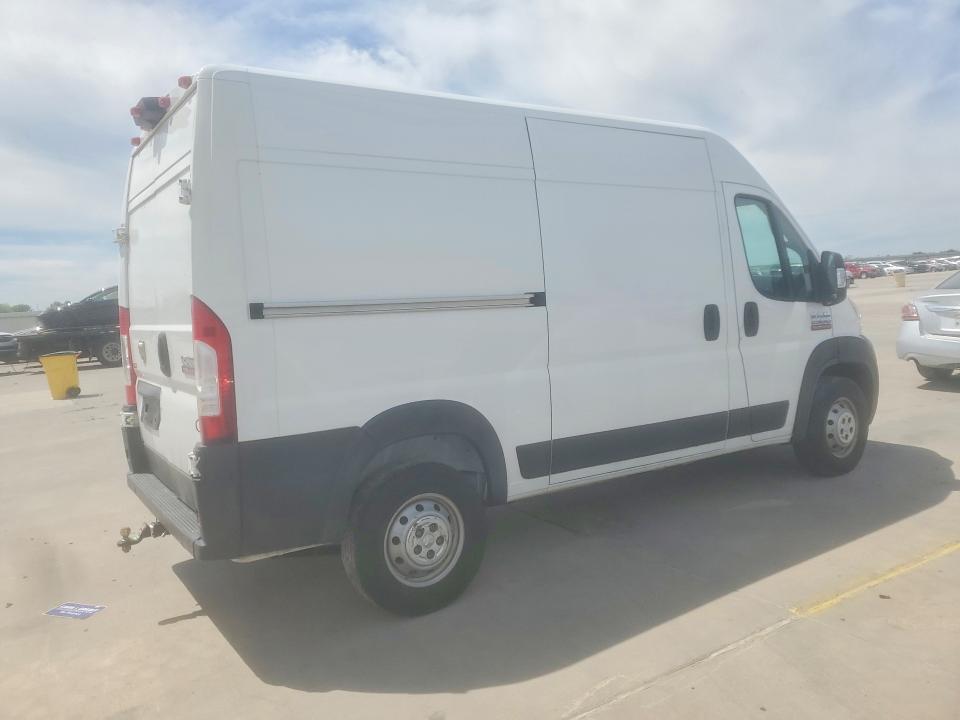 2019 Ram Promaster 2500 VIN 3C6TRVCG2KE522865 COPART salvage auction — MINOR DENT/SCRATCHES, TX - CERTIFICATE OF TITLE, sold $1,450 on 2026-07-09 (photo 3)