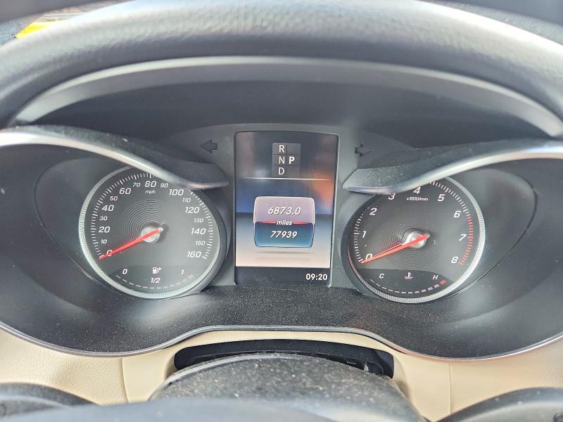2019 Mercedes-benz Glc VIN WDC0G4KB0KV126764 COPART salvage auction — FRONT END, Al - Certificate Of Title, sold $4,000 on 2026-07-13 (photo 9)