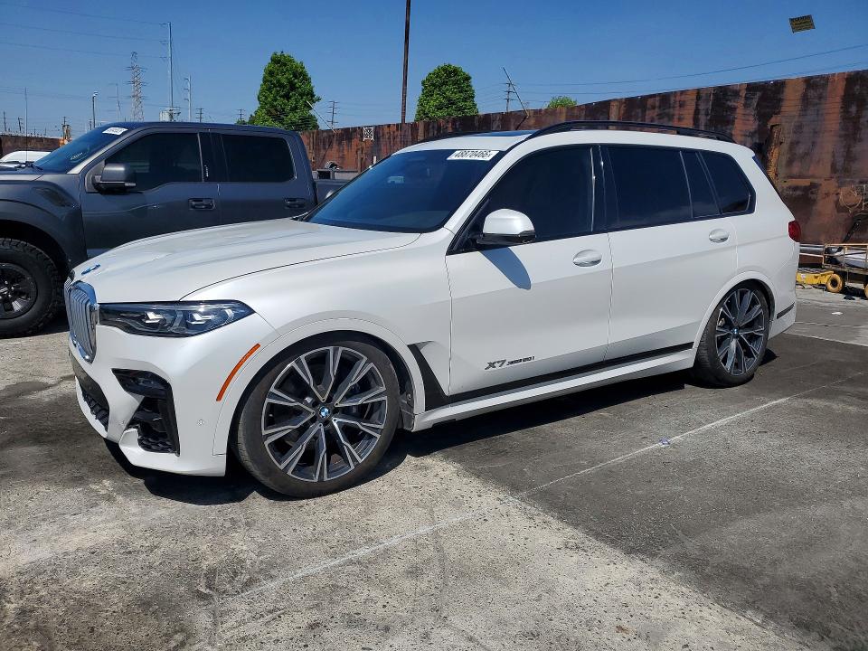 2019 BMW X7 VIN 5UXCX4C55KLB39499 COPART salvage auction — Front End, AZ - DIS/DLR/EXP ONLY SALVAGE TITLE, sold $29,500 on 2026-05-22 (photo 1)