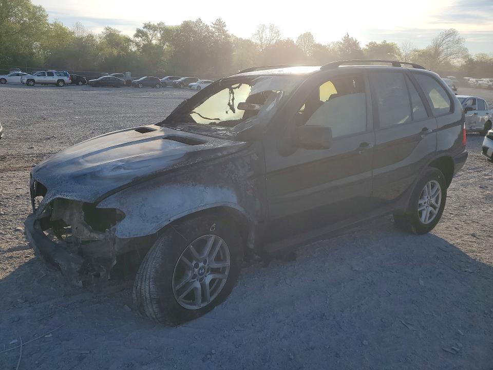 2004 BMW X5 VIN 5UXFA135X4LU43022 COPART salvage auction — BURN, Tn - Salvage Certificate, sold $275 on 2026-07-30 (photo 1)