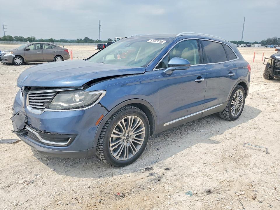 2018 Lincoln Mkx VIN 2LMPJ6LR0JBL48311 COPART salvage auction — FRONT END, Tx - Salvage Vehicle Title, sold $2,100 on 2026-07-09 (photo 1)