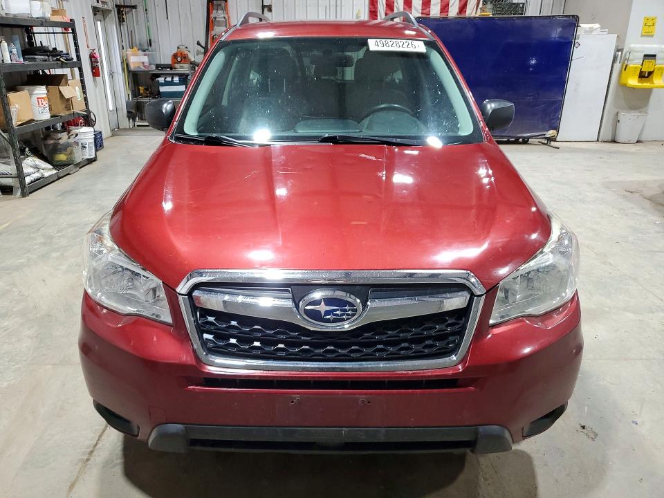 2015 Subaru Forester VIN JF2SJABC1FH825284 COPART salvage auction — HAIL, Salvage Title, sold $2,750 on 2026-07-27 (photo 5)