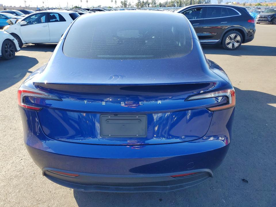 2025 Tesla Model 3 VIN 5YJ3E1EA1SF041876 COPART salvage auction — FRONT END, Salvage Title, sold $13,200 on 2026-07-13 (photo 6)