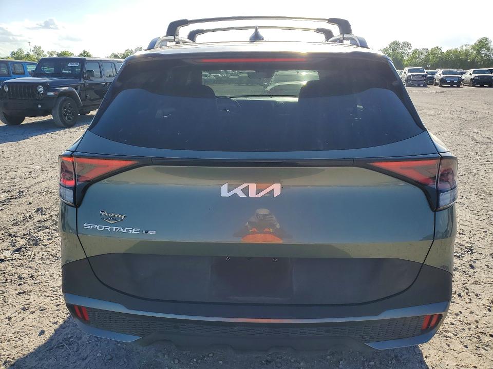 2024 Kia Sportage VIN 5XYK7CDF3RG165956 COPART salvage auction — SIDE, Tx - Certificate Of Title, sold $10,400 on 2026-07-07 (photo 6)