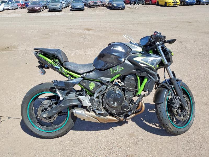 2022 Kawasaki Er VIN ML5EREL12NDA73929 COPART salvage auction — FRONT END, Az - Cert Of Title - Salvage, sold $950 on 2026-07-27 (photo 1)