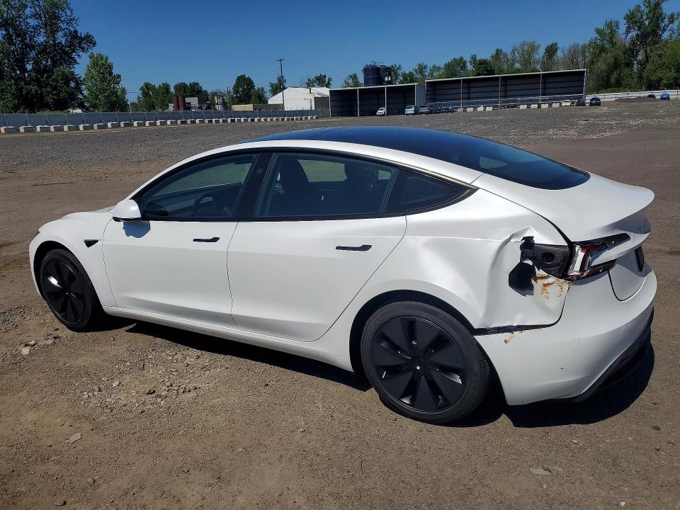 2025 Tesla Model 3 VIN 5YJ3E1EA4SF012422 COPART salvage auction — SIDE, Or - Salvage Title Certificate, sold $10,300 on 2026-07-22 (photo 2)