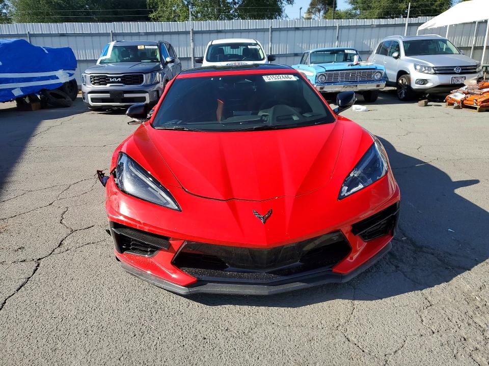 2024 Chevrolet Corvette VIN 1G1YC2D4XR5112929 COPART salvage auction — SIDE, Ca - Salvage Certificate, sold $42,500 on 2026-07-21 (photo 5)