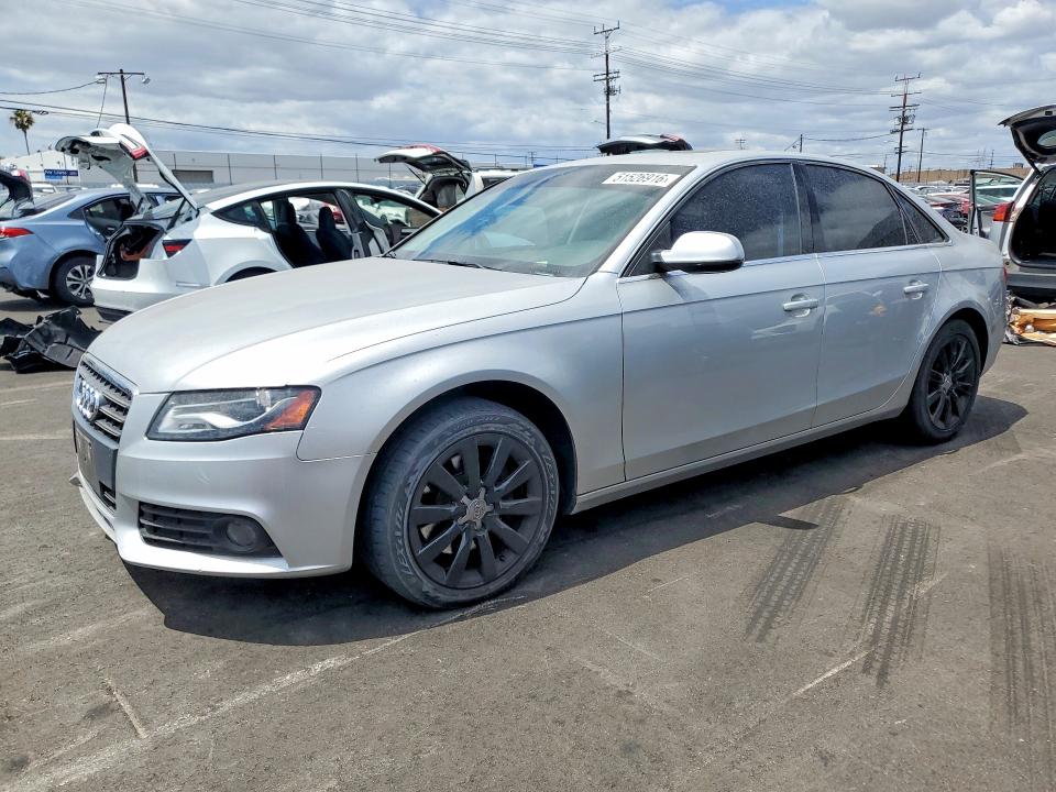 2011 Audi A4 VIN WAUFFAFL3BN052662 COPART salvage auction — MINOR DENT/SCRATCHES, CA - APP FOR DUP CLEAN OR AC, sold $225 on 2026-07-27 (photo 1)