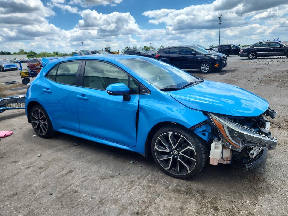 2019 Toyota Corolla VIN JTNK4RBE1K3029756 COPART salvage auction — FRONT END, Fl - Cert Of Title Slvg Rebuildable, sold $4,250 on 2026-07-13 (photo 4)