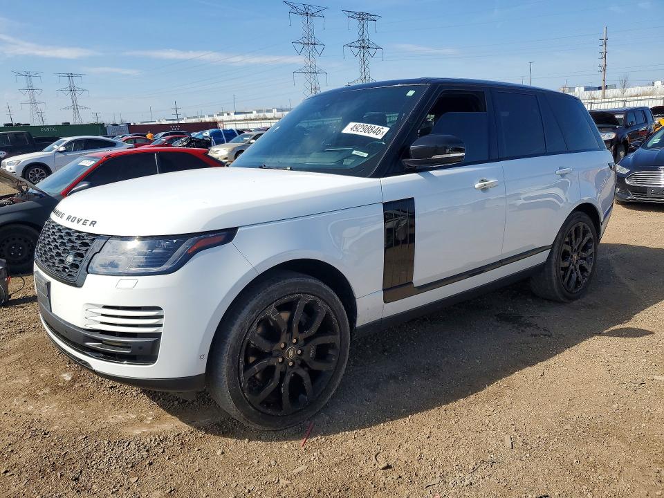 2021 Land rover RANGE ROVER VIN SALGS2RU5MA447653 COPART salvage auction — MINOR DENT/SCRATCHES, Il - Salvage Certificate, sold $24,000 on 2026-07-07 (photo 1)