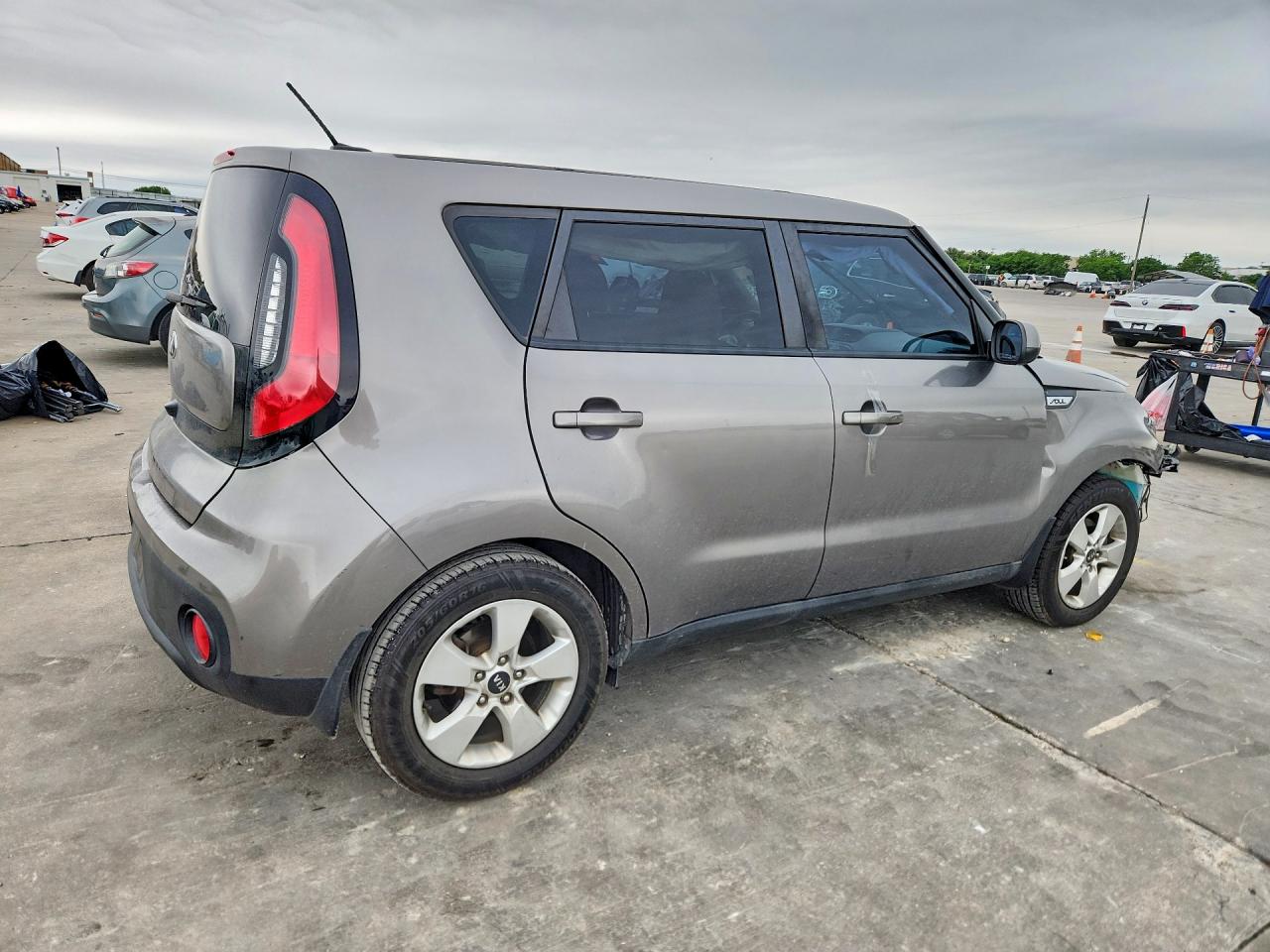 2018 Kia Soul VIN KNDJN2A24J7560016 COPART salvage auction — Front End, TX - SALVAGE VEHICLE TITLE, sold $900 on 2026-07-02 (photo 3)
