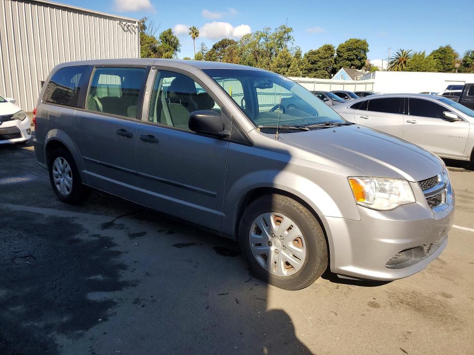 2015 Dodge Caravan VIN 2C4RDGBG6FR580948 COPART salvage auction — REAR END, Ca - Dis/Dlr/Exp App For Dup Clean, sold $450 on 2026-07-10 (photo 4)