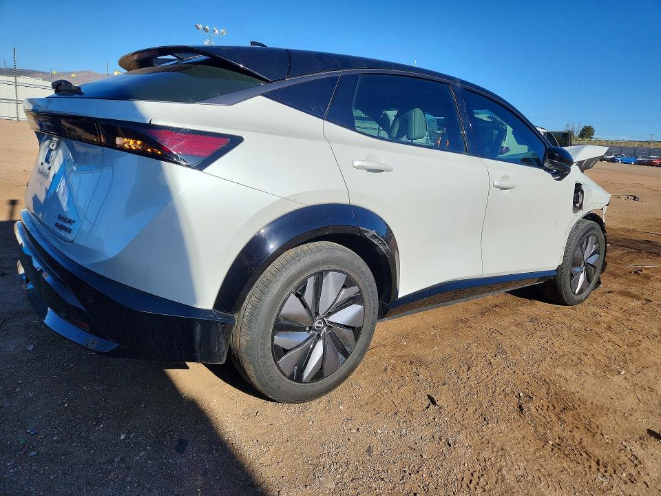 2024 Nissan Ariya VIN JN1DF0BB4RM737077 COPART salvage auction — FRONT END, Co - Salvage Title, sold $6,200 on 2026-07-29 (photo 3)