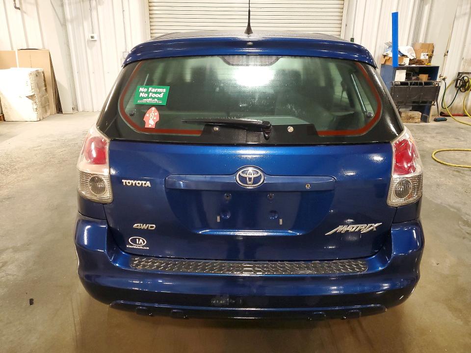 2006 Toyota Matrix VIN 2T1LR32E96C551443 COPART salvage auction — FRONT END, Mn - Cert Of Title-Prior Salvage, sold $425 on 2026-07-06 (photo 6)