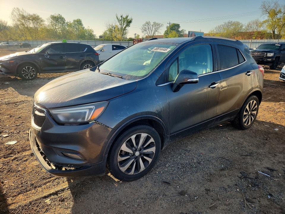 2018 Buick Encore VIN KL4CJCSB7JB553724 COPART salvage auction — FRONT END, Il - Salvage Certificate, sold $825 on 2026-07-10 (photo 1)
