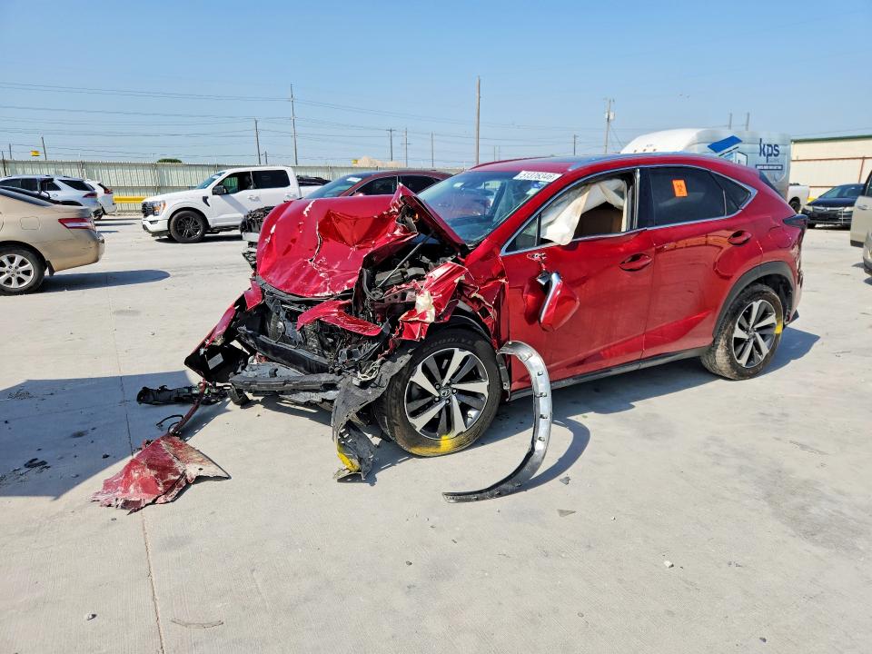 2019 Lexus Nx VIN JTJBARBZ5K2206750 COPART salvage auction — FRONT END, Tx - Salvage Vehicle Title, sold $2,250 on 2026-07-31 (photo 1)