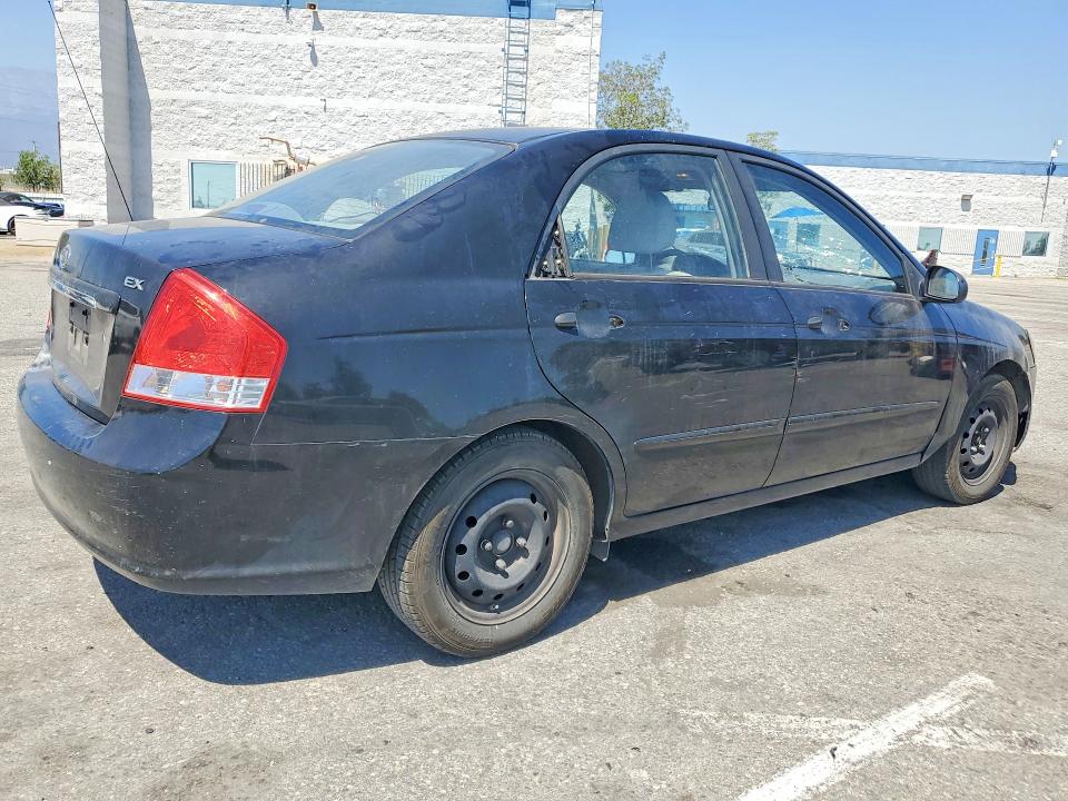 2009 Kia Spectra VIN KNAFE222595664880 COPART salvage auction — FRONT END, Ca - Salvage Certificate, sold $300 on 2026-07-16 (photo 3)