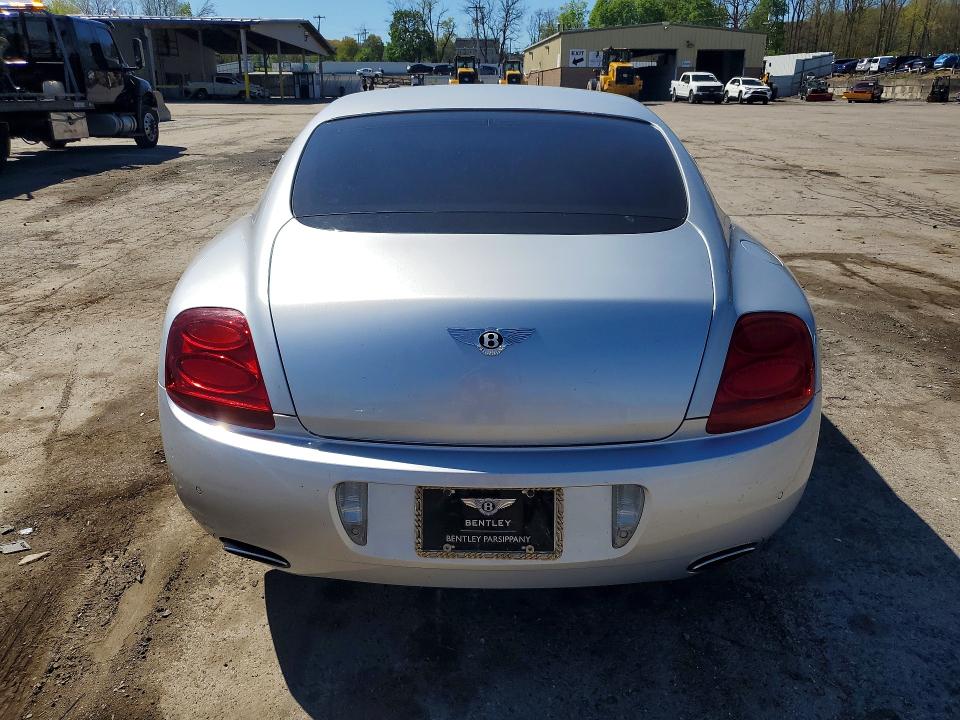 2004 Bentley Continental VIN SCBCR63W24C021798 COPART salvage auction — NORMAL WEAR, Va - Parts Only, sold $5,200 on 2026-07-21 (photo 6)
