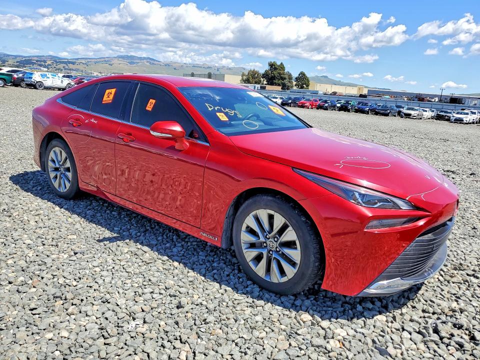 2022 Toyota Mirai VIN JTDAAAAA3NA004799 COPART salvage auction — VANDALISM, CA, sold $1,550 on 2026-07-20 (photo 4)