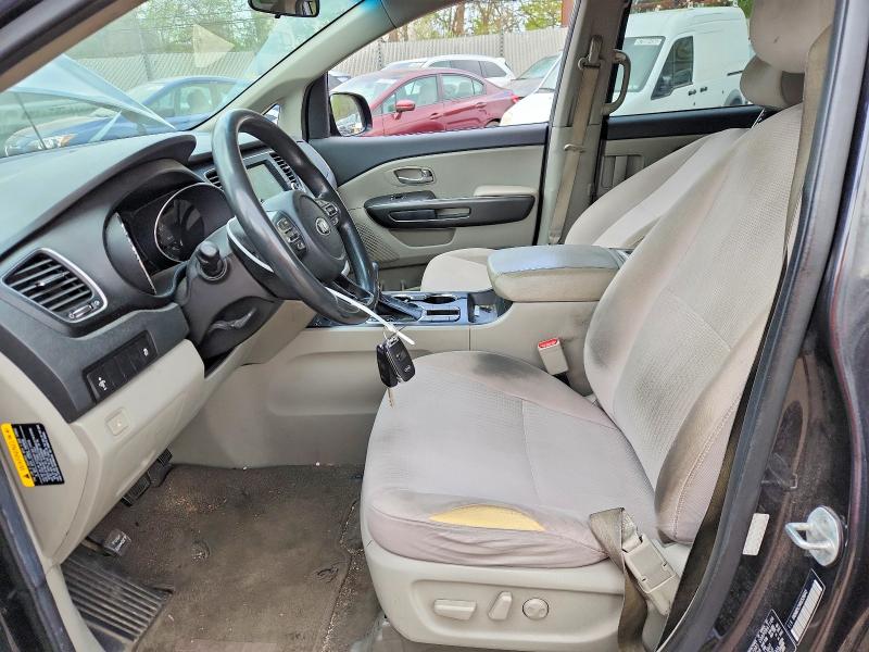 2019 Kia SEDONA VIN KNDMB5C14K6526645 COPART salvage auction — REAR END, Pa - Cert Of Title, sold $1,300 on 2026-07-11 (photo 7)