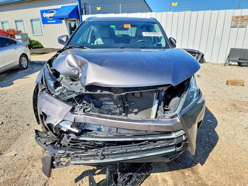 2019 Toyota VIN 5TDDZRFH8KS992848 COPART salvage auction — FRONT END, Ky - Cert Of Title-Salvage, sold $1,100 on 2026-07-23 (photo 5)