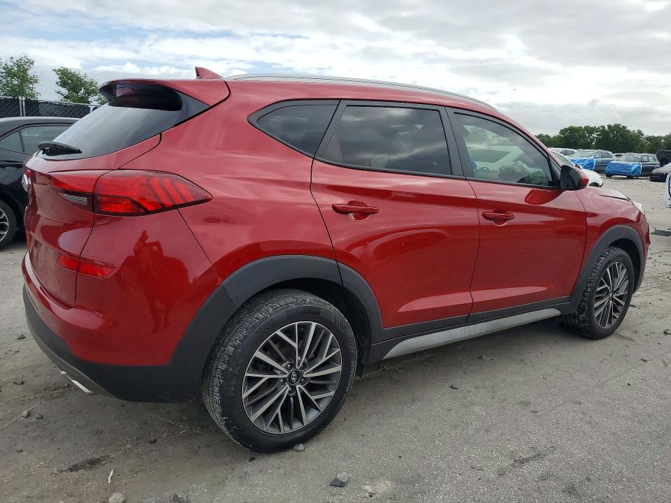 2021 Hyundai Tucson VIN KM8J33AL1MU384144 COPART salvage auction — FRONT END, Fl - Cert Of Title Slvg Rebuildable, sold $4,250 on 2026-07-08 (photo 3)
