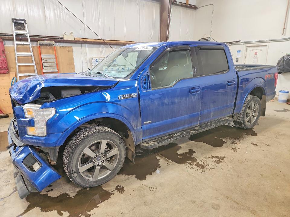 2017 Ford F-150 VIN 1FTEW1EG8HKD65106 COPART salvage auction — FRONT END, Ab - Bos - Salvage, sold $4,150 on 2026-07-02 (photo 1)