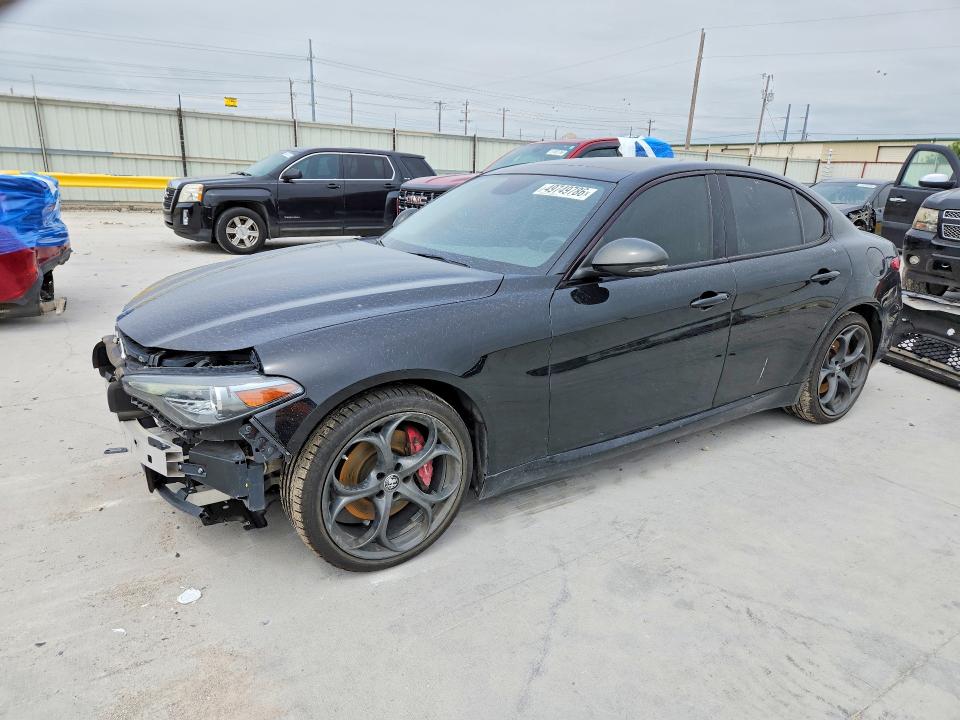 2019 Alfa romeo Giulia VIN ZARFAMBN6K7600092 COPART salvage auction — FRONT END, Salvage Title, sold $4,250 on 2026-07-10 (photo 1)