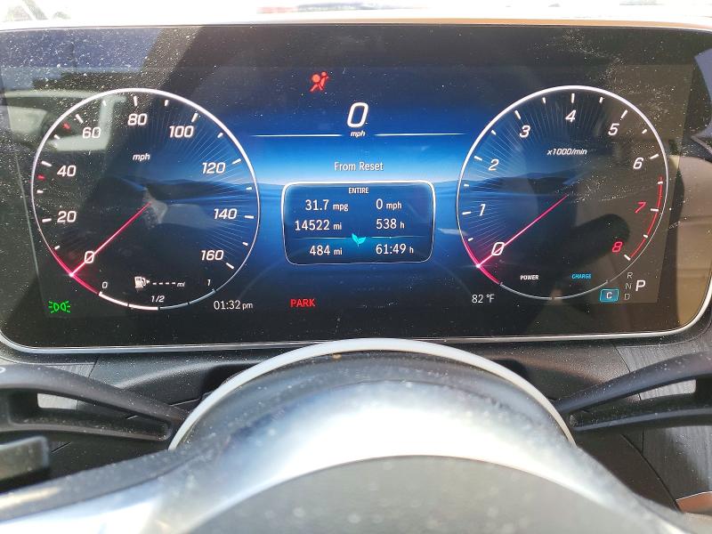 2025 Mercedes-benz C-klasse VIN W1KAF4GB0SR262767 COPART salvage auction — SIDE, CA, sold $17,900 on 2026-07-22 (photo 9)
