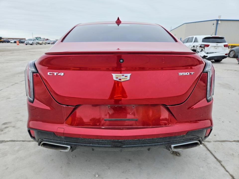 2022 Cadillac Ct4 VIN 1G6DC5RK3N0121674 COPART salvage auction — FRONT END, Tx - Certificate Of Title, sold $10,000 on 2026-07-24 (photo 6)