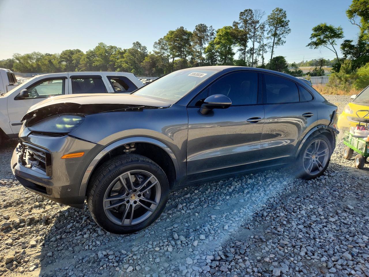 2024 Porsche Cayenne VIN WP1BA2AYXRDA49300 COPART salvage auction — Front End, GA - CERT OF TITLE-SALVAGE, sold $42,750 on 2026-07-02 (photo 1)