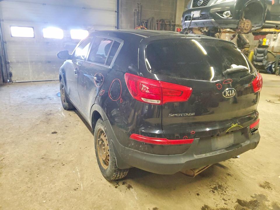2015 Kia Sportage VIN KNDPB3AC6F7695247 COPART salvage auction — FRONT END, ON - PERMIT NO BRAND - UNFIT, sold $125 on 2026-07-28 (photo 2)