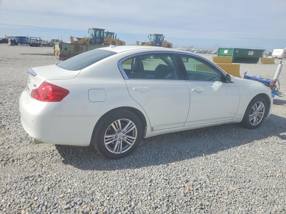 2013 Infiniti G VIN JN1CV6AR6DM765875 COPART salvage auction — FRONT END, Salvage Title, sold $350 on 2026-07-23 (photo 3)