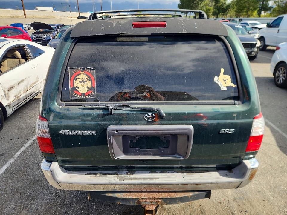 1999 Toyota 4runner VIN JT3GN86R5X0097120 COPART salvage auction — INTERIOR BURN, Ca - Dis/Dlr/Exp Only Clean Title, sold $850 on 2026-07-02 (photo 6)