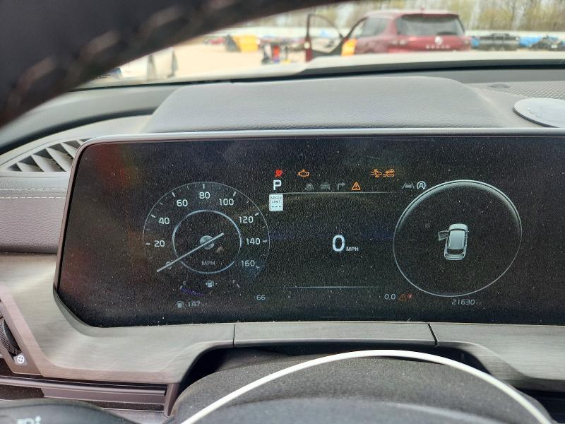 2025 Kia Telluride VIN 5XYP5DGC9SG627641 COPART salvage auction — FRONT END, Mi - Certificate Of Title, sold $1,300 on 2026-07-29 (photo 9)