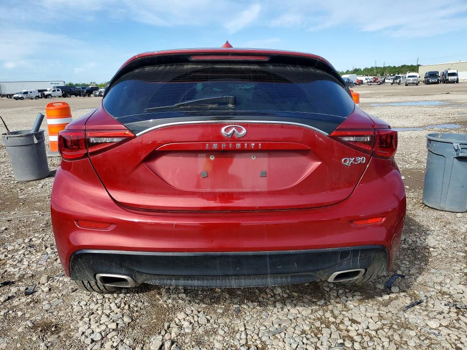2017 Infiniti Qx30 VIN SJKCH5CP8HA036811 COPART salvage auction — FRONT END, TX - SALVAGE VEHICLE TITLE, sold $1,700 on 2026-07-02 (photo 6)