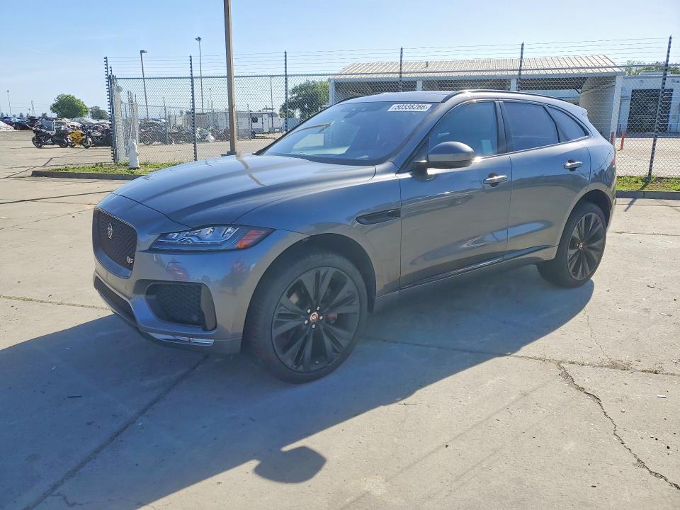 2017 Jaguar F-pace VIN SADCM2BVXHA880009 COPART salvage auction — VANDALISM, Ca - Salvage Certificate, sold $4,400 on 2026-07-06 (photo 1)