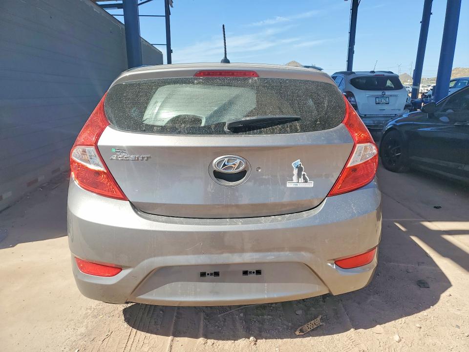 2017 Hyundai Accent VIN KMHCT5AE3HU359256 COPART salvage auction — FRONT END, Salvage Title, sold $1,300 on 2026-07-14 (photo 6)