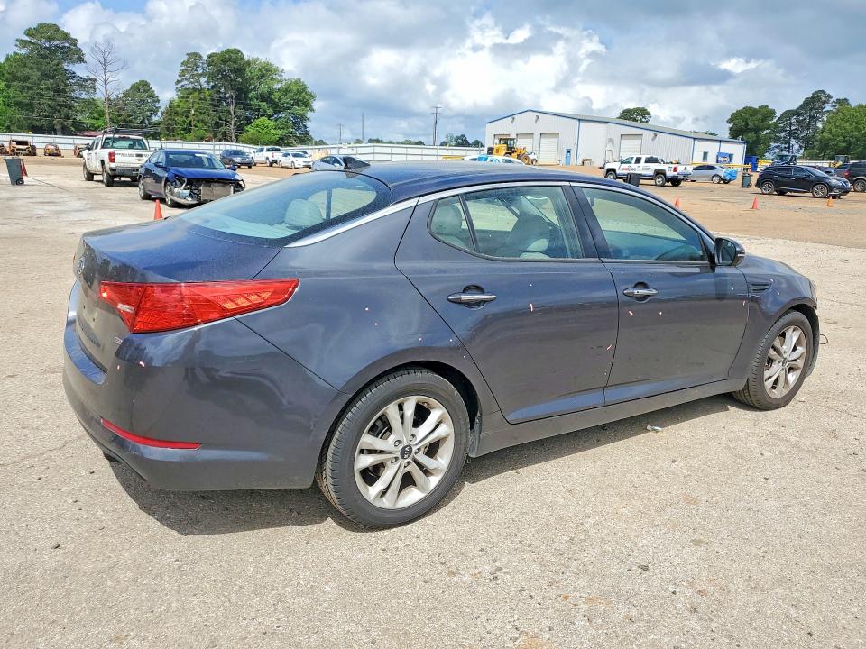 2011 Kia Optima VIN KNAGN4A74B5097063 COPART salvage auction — FRONT END, Tx - Salvage Vehicle Title, sold $400 on 2026-07-13 (photo 3)